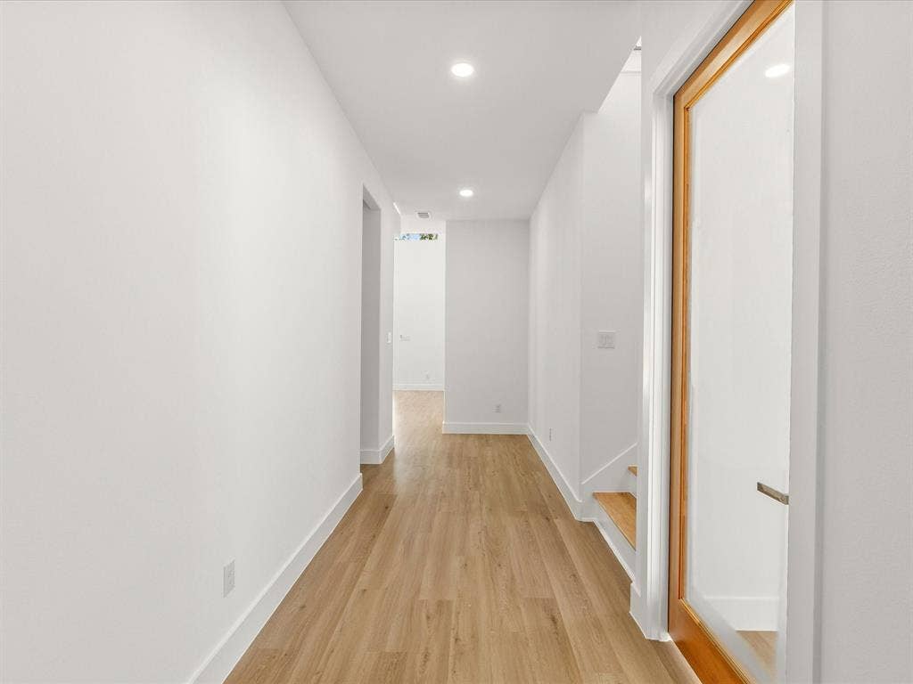 1711 Kraft Street, Dallas, TX 75212 Recessed ceiling lighting, luxury vinyl flooring.