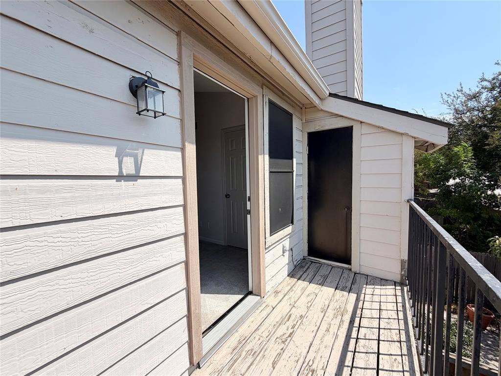3635 Garden Brook Drive, #2400, Farmers Branch, TX 75234 Balcony off of bedroom