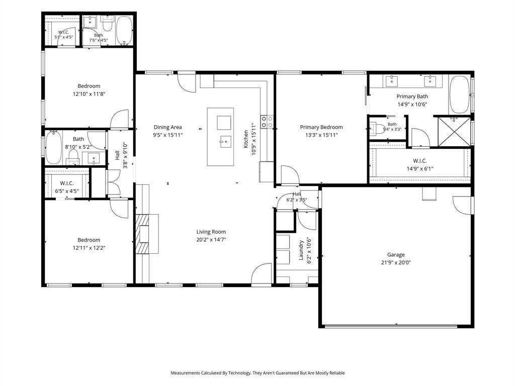 108 Rye Place, Gun Barrel City, TX 75156 Floor plan