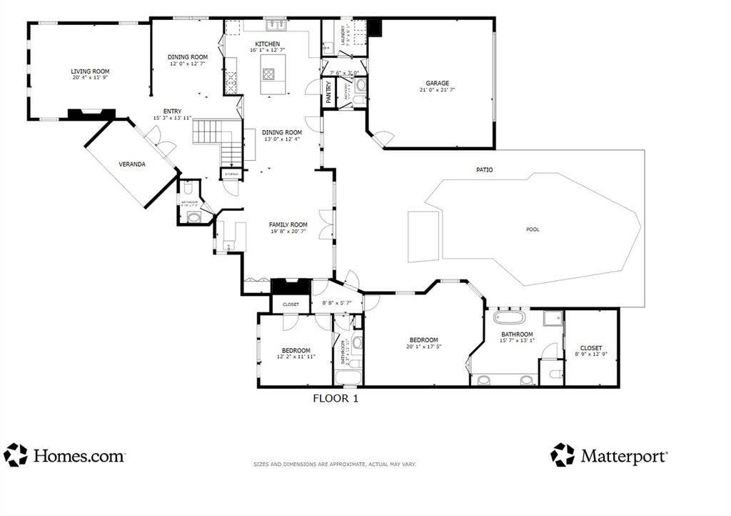 3309 Wolfe Court, Plano, TX 75025 Floor plan 1st