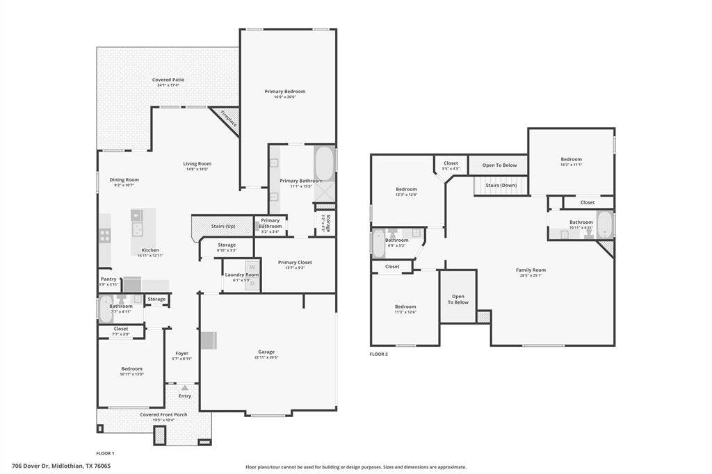 706 Dover Drive, Midlothian, TX 76065