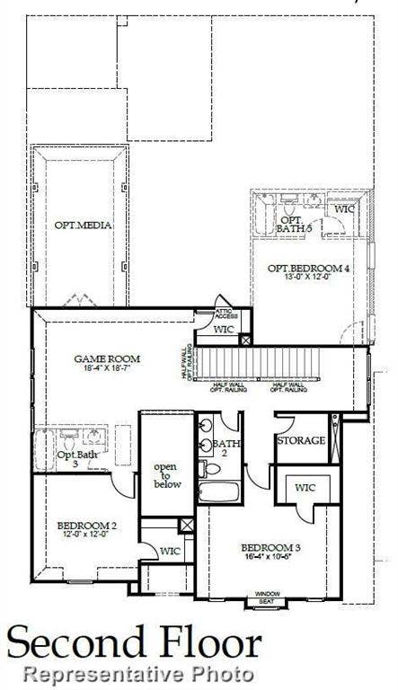 708 Splendor Drive, McKinney, TX 75072 Lufkin Second Floor