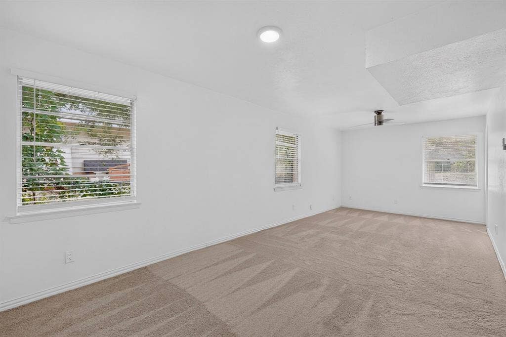 2942 Candlewick Lane, Farmers Branch, TX 75234 Primary Bedroom with carpet