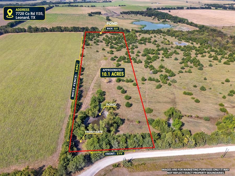 Property photo for 7720 County Road 1135, Leonard, TX