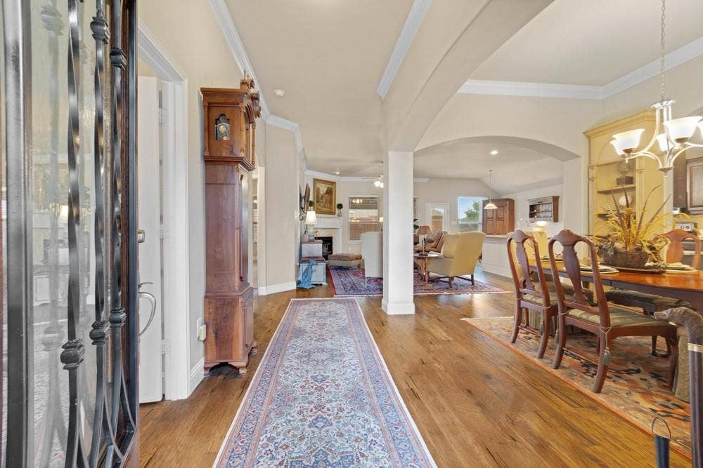 3712 Ann Arbor Lane, Denton, TX 76207 Upon entry, you'll be greeted by an open floor plan filled with custom features.