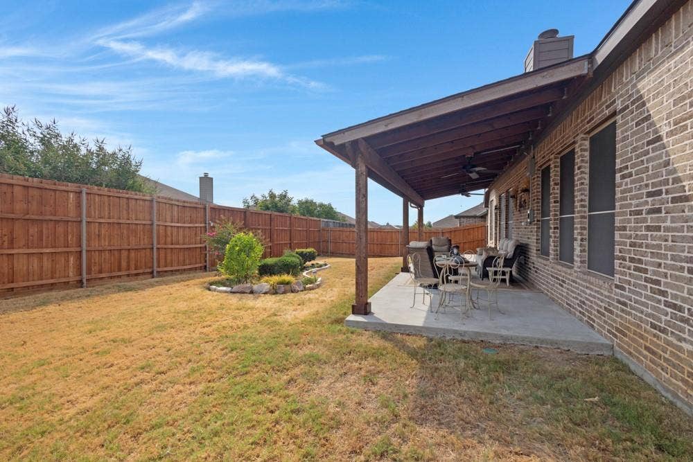3712 Ann Arbor Lane, Denton, TX 76207 Added privacy with an 8 ft fence along the back.