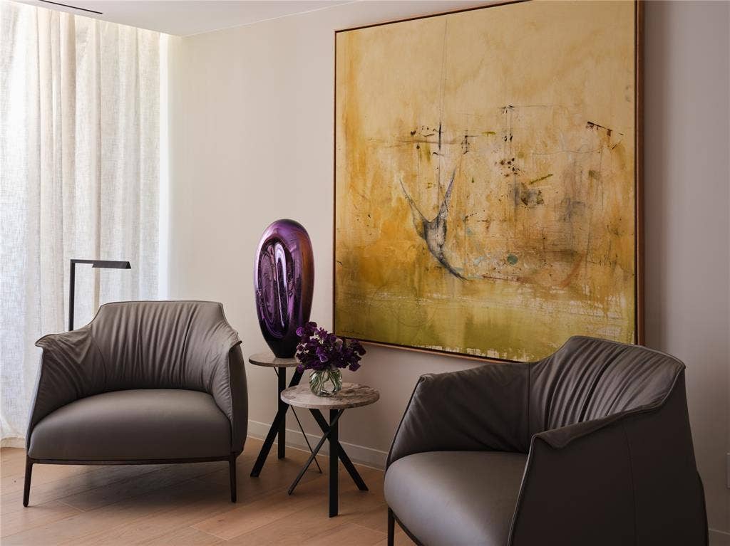 3310 Fairmount Street, #P3B, Dallas, TX 75201 Beautiful sitting area in Primary Bedroom.