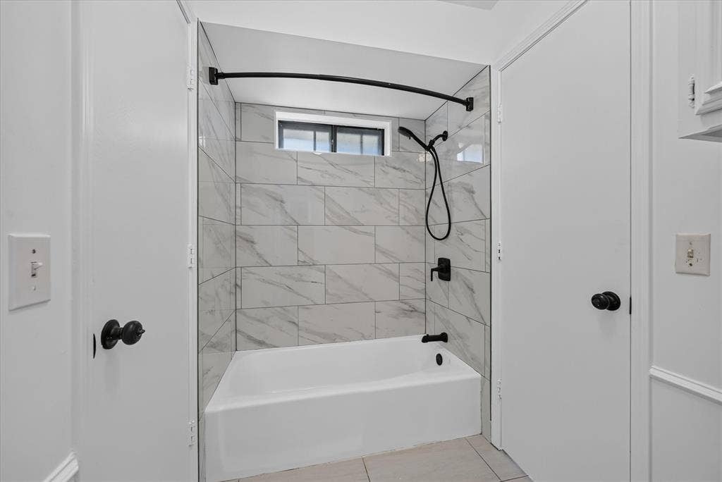 Second Bathroom. Here you can see both doors that go into each room.