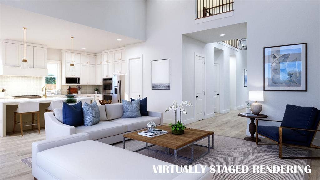 8741 Porch Place, McKinney, TX 75071 Our Ashland III plan features a thoughtfully designed, open concept floor plan that the entire family will love. VIRTUALLY STAGED RENDERING