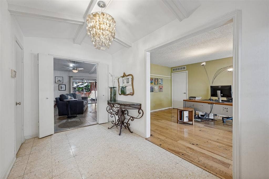 7407 Meadow Oaks Drive, Dallas, TX 75230 Entry looking into study/formal living