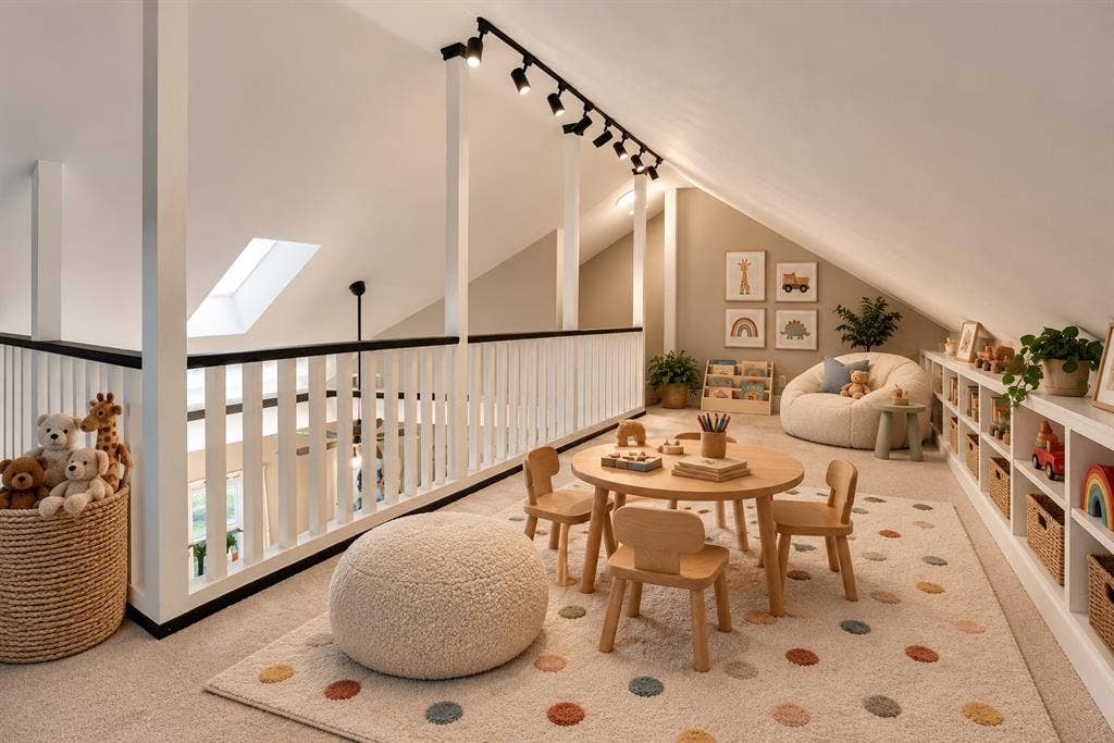 924 N Winnetka Avenue, Dallas, TX 75208 Virtually staged as children's playroom.