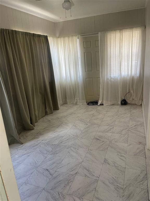 1527 Harbor Road, #1527, Dallas, TX 75216 White paneled door, ceiling-mounted light fixture, and crown molding