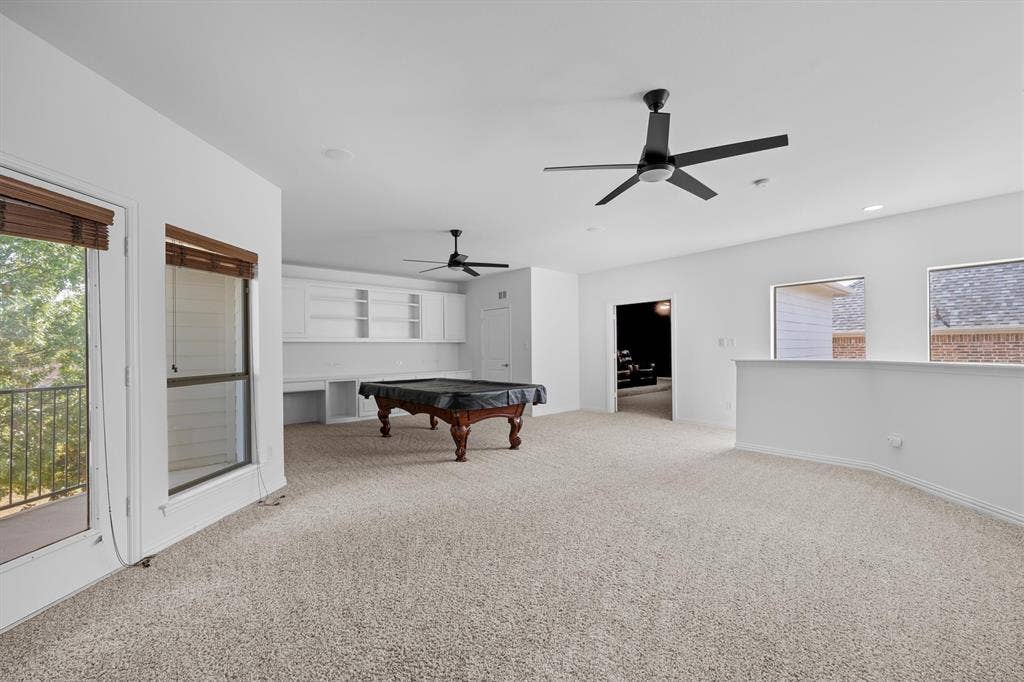 5960 Indigo Sky Drive, Frisco, TX 75036 Large game room offers space for a pool table and then some!