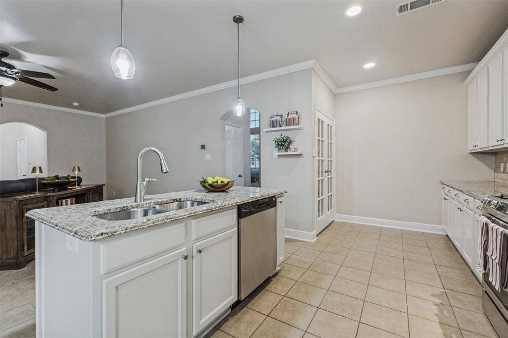 4600 Bonnywood Drive, Mesquite, TX 75150 Kitchen island with updates and pantry
