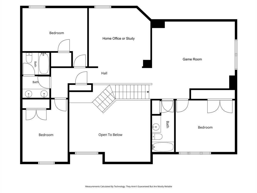 4600 Bonnywood Drive, Mesquite, TX 75150 Second floor plan