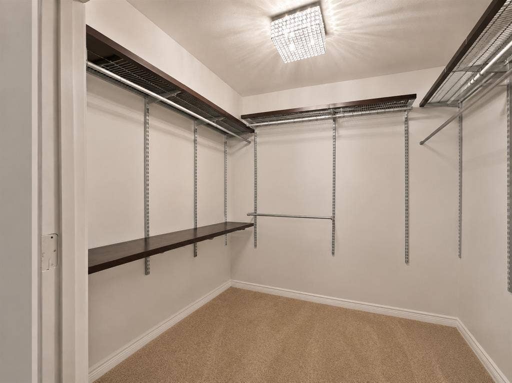Custom primary closet