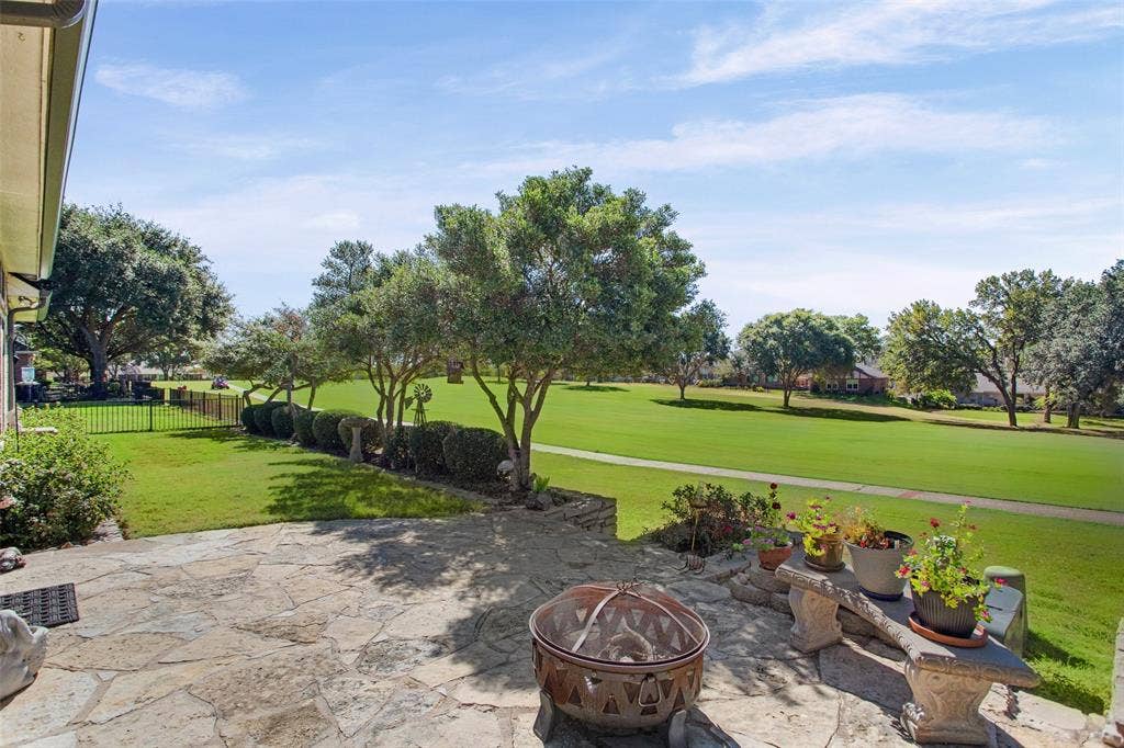 Golf course view.