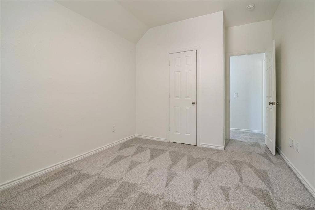 1516 Cedar Grove Court, Allen, TX 75002 Geometric pattern carpet, white walls, white trim, panel doors, and recessed lighting