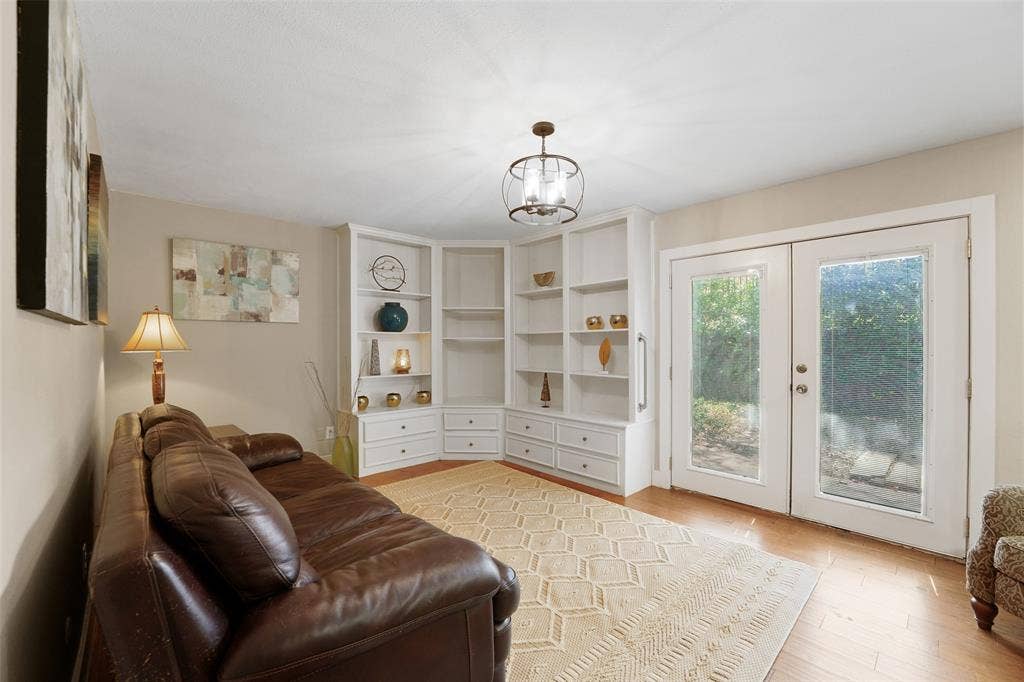 Family Room with Built-ins