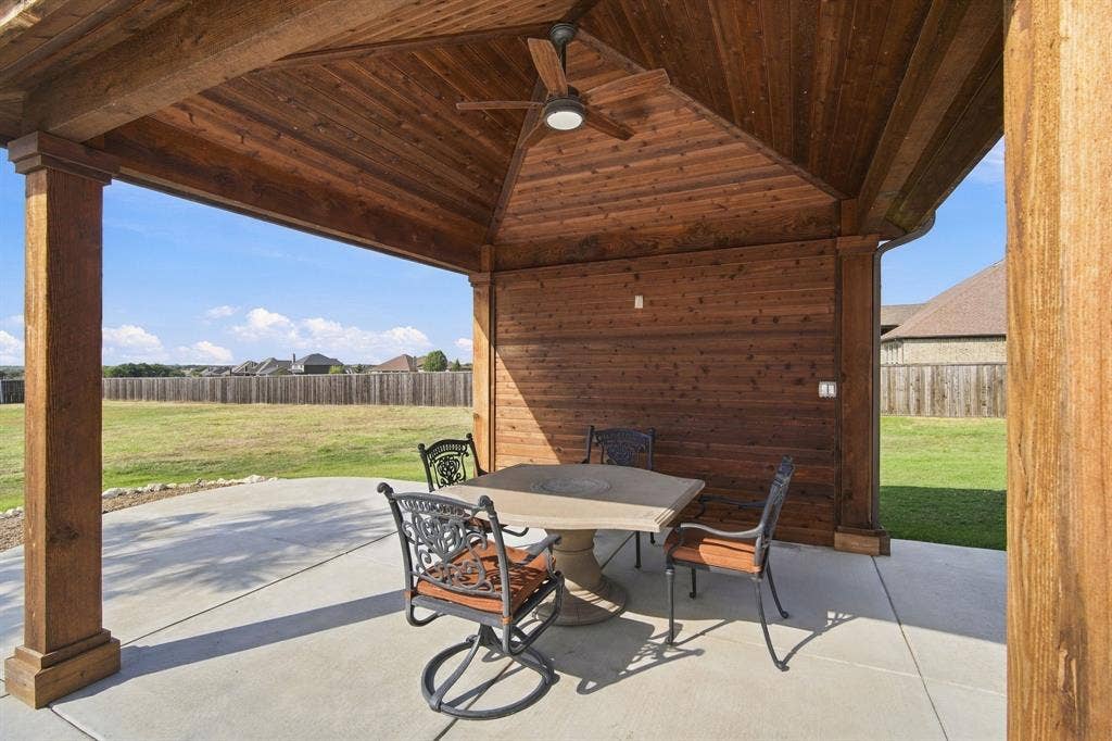 5620 Limestone Lane, Midlothian, TX 76065 Shady area to enjoy the summer evenings by the pool!