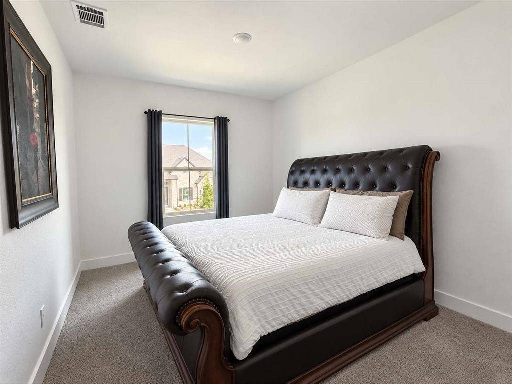 1411 Potenza Road, Fate, TX 75087 Recessed lighting, neutral wall paint, carpeted flooring, and a single window