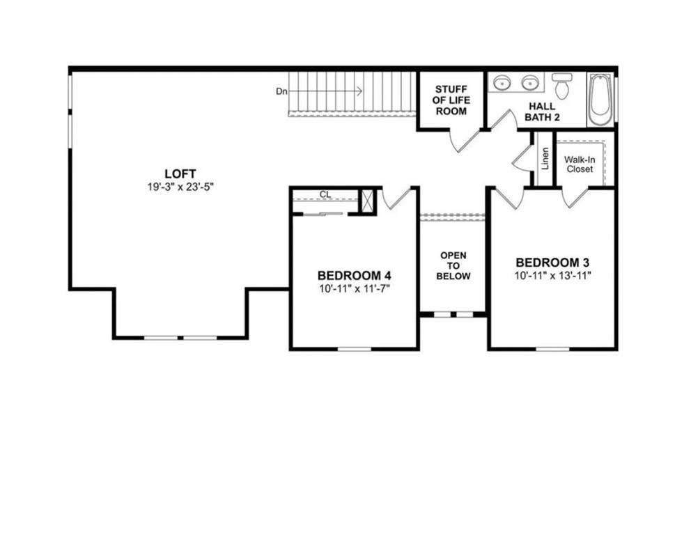 1411 Potenza Road, Fate, TX 75087 Floor plan