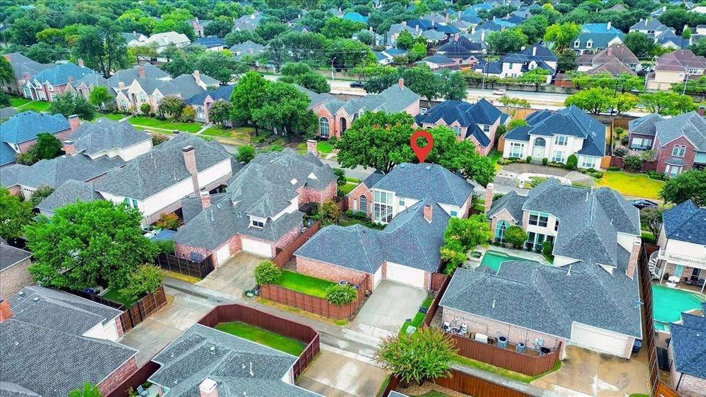 5111 Ambergate Lane, Dallas, TX 75287 Aerial View