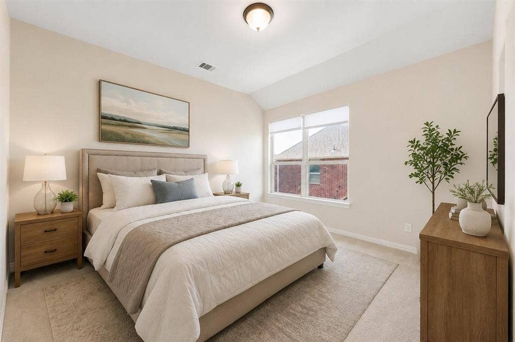 Virtually Staged - Secondary Bedroom Upstairs