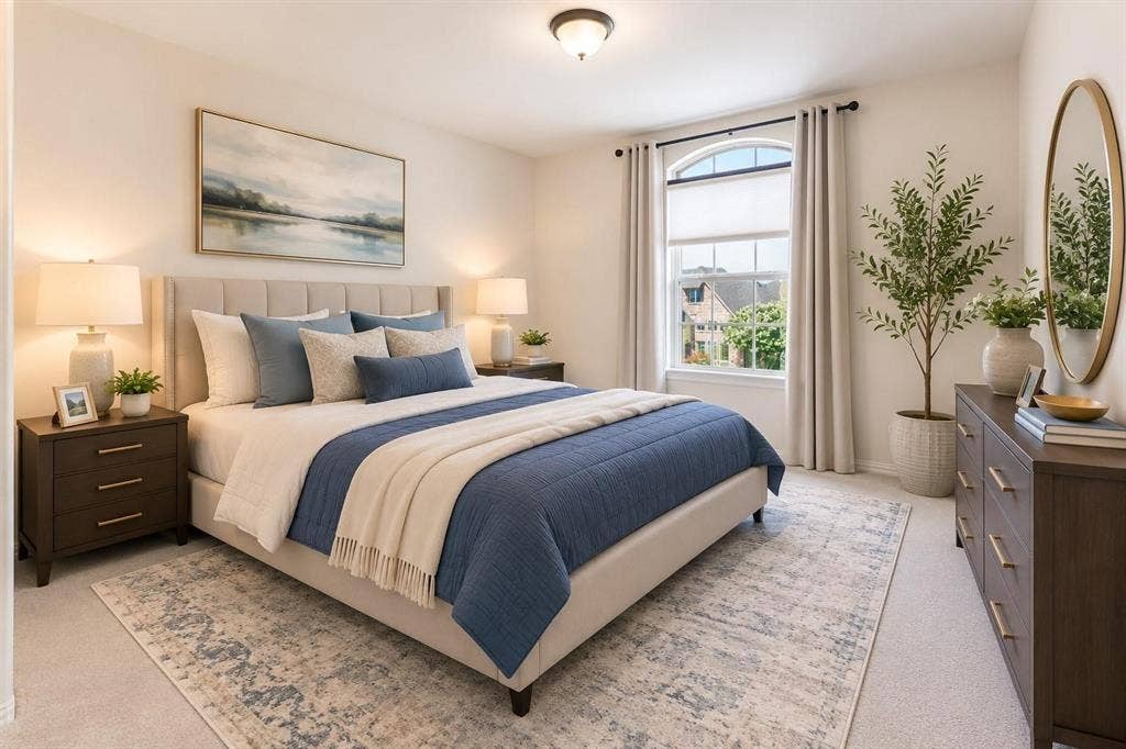 Virtually Staged - Secondary Bedroom Upstairs