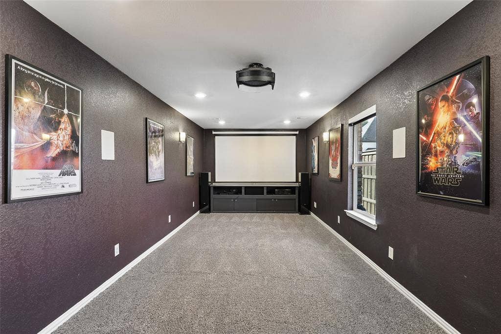 5716 Plumtree Drive, Dallas, TX 75252 Separated Media room and adjacent family room could easily be converted to in law suite with full bath