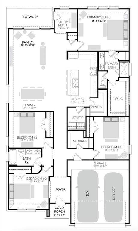 632 Cherry Hills Road, Red Oak, TX 75154 Floor plan