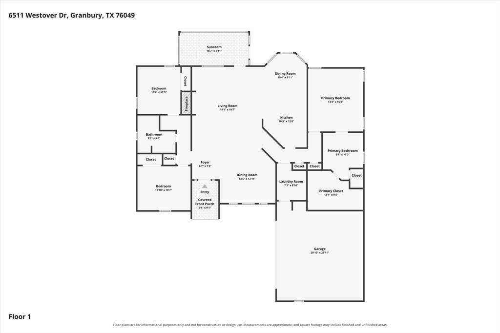 6511 Westover Drive, Granbury, TX 76049