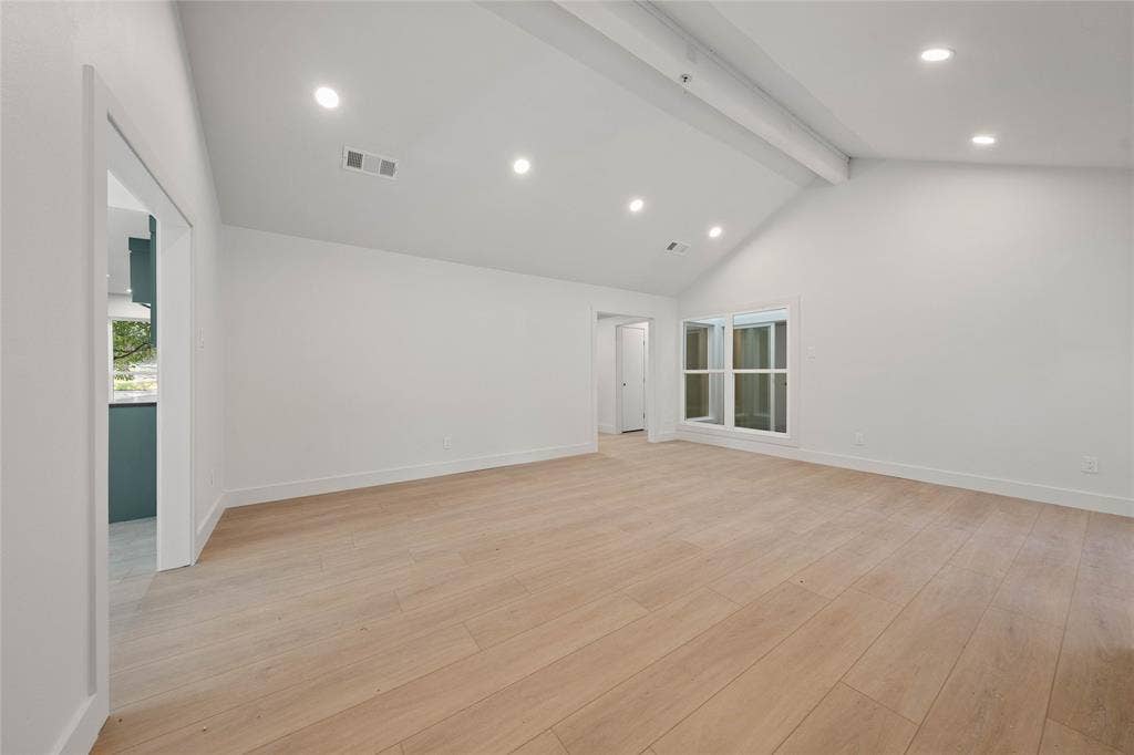 9917 Sandalwood Drive, Woodway, TX 76712 Installed soon: a custom fireplace, light fixtures, and natural wooden ceiling beam