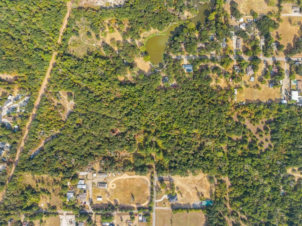 19 No Name Street, Dallas, TX 75217 Expansive wooded acreage with a distinct natural pond