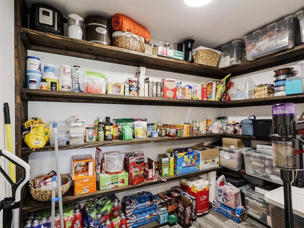 16880 W Fm 455, Celina, TX 75009 Custom built-in shelving with wood-finish planks