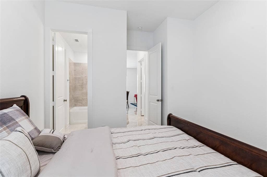 White painted walls and trim throughout