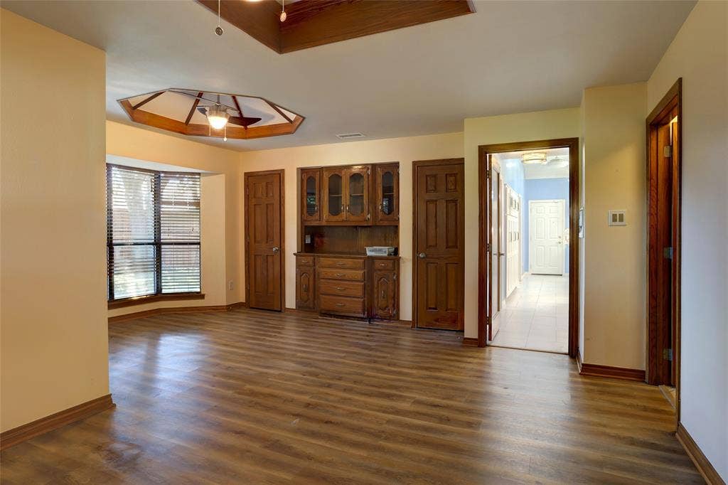 staged game room