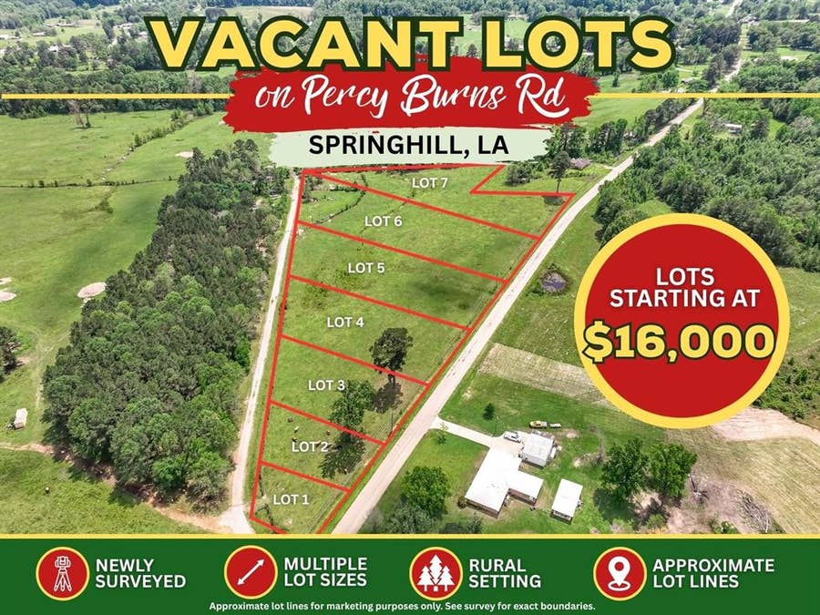 Property photo for 03 Percy Burns Road, Springhill, LA