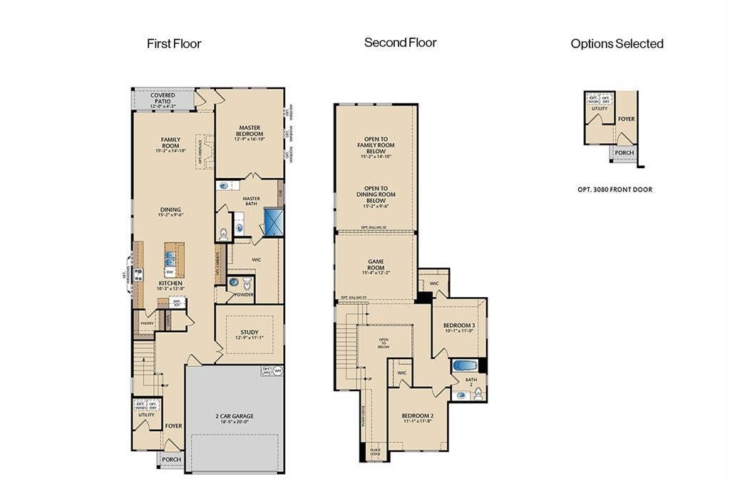1033 Lovely Day Drive, Lavon, TX 75166 1033 Lovely Day Drive - Fairmont Floor Plan