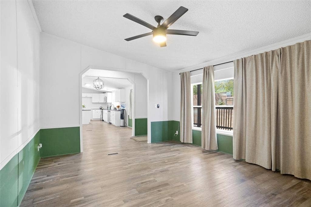 276 Wonder Drive, Springtown, TX 76082 View from Living Area to Kitchen