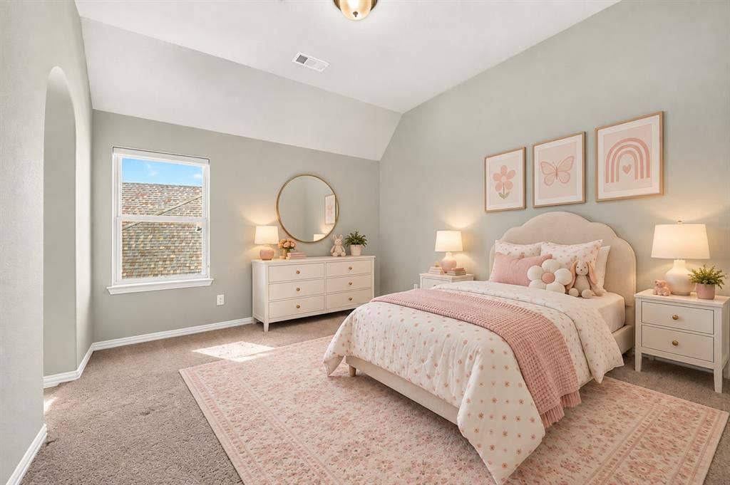 Virtually Staged - Upstairs Bedroom
