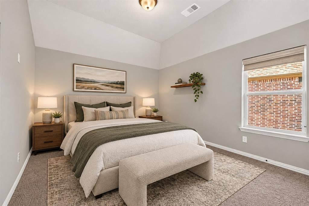 Virtually Staged - Upstairs Bedroom