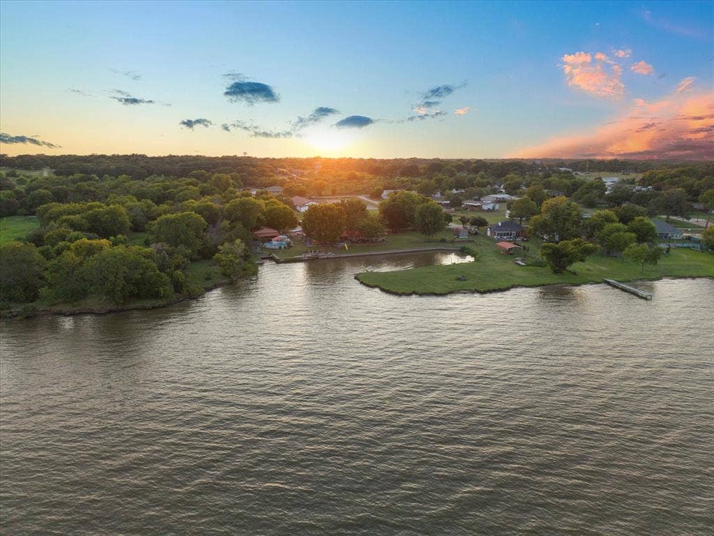 308 Causeway Cove, Seven Points, TX 75143 Waterfront property featuring a private dock and a secondary pond