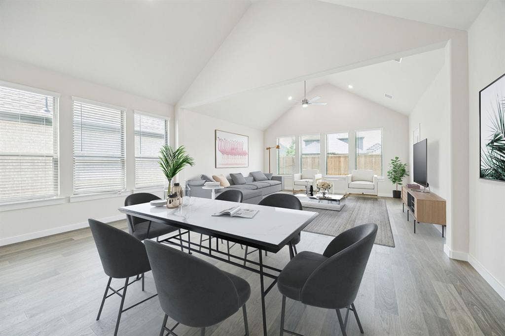 Dining Room in the Claret home plan by Trophy Signature Homes – REPRESENTATIVE PHOTO