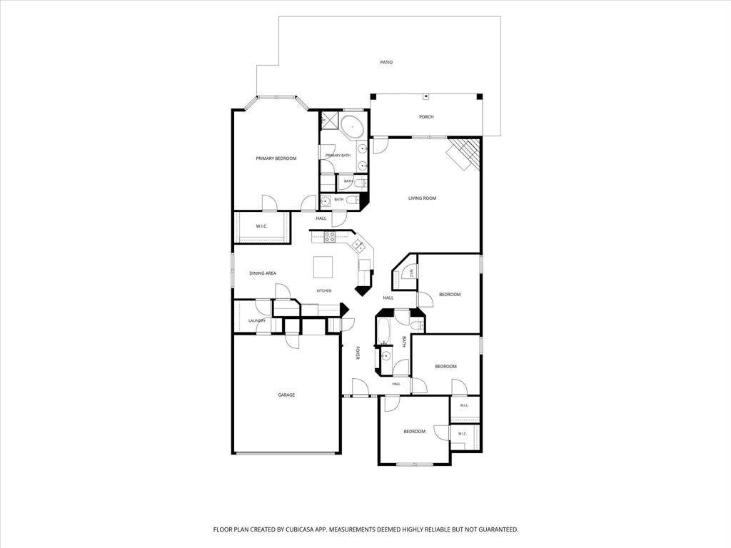 6621 Burling Street, Waco, TX 76712 Floor plan