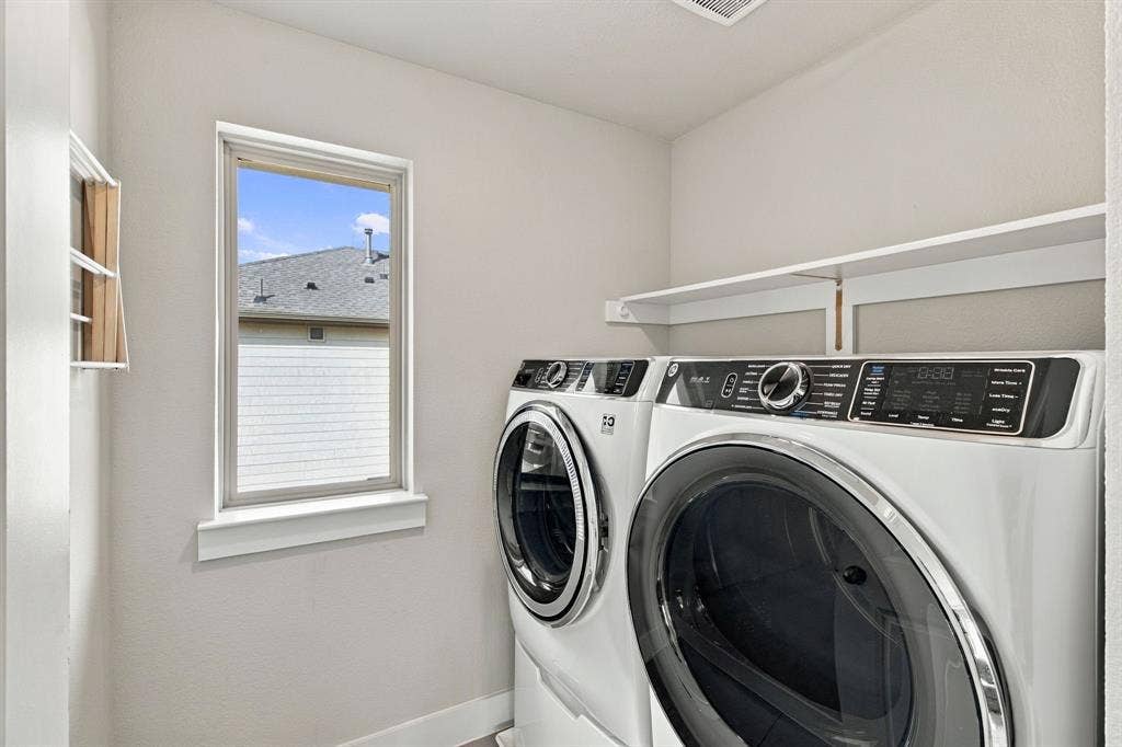 Laundry conveniently located on second floor!