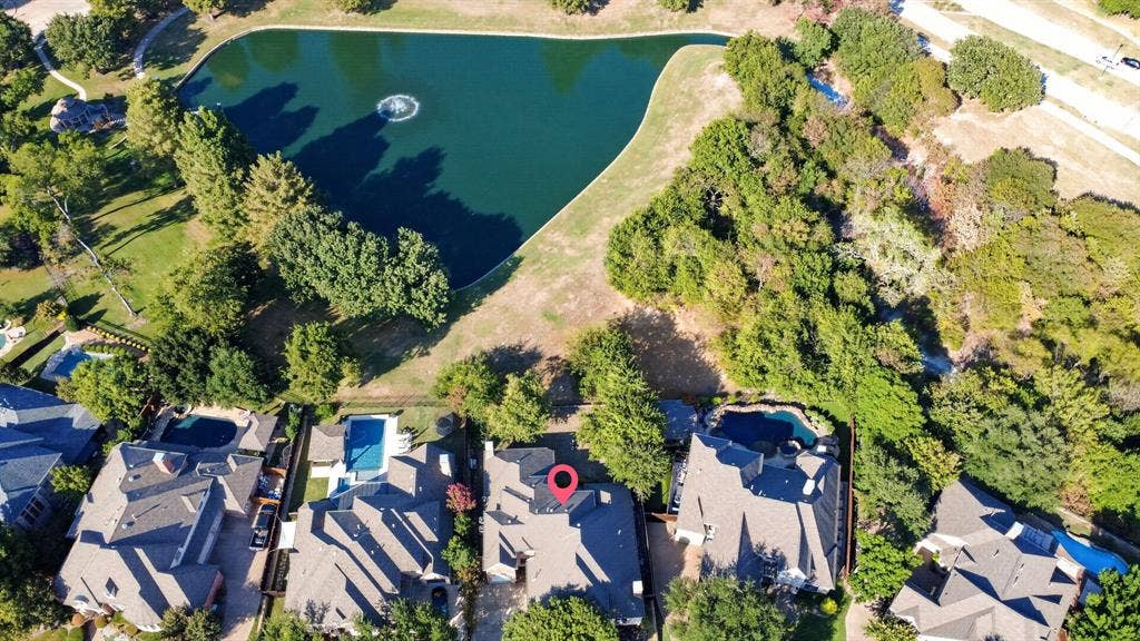 112 Winsley Circle, McKinney, TX 75071 Aerial View - Water front property.