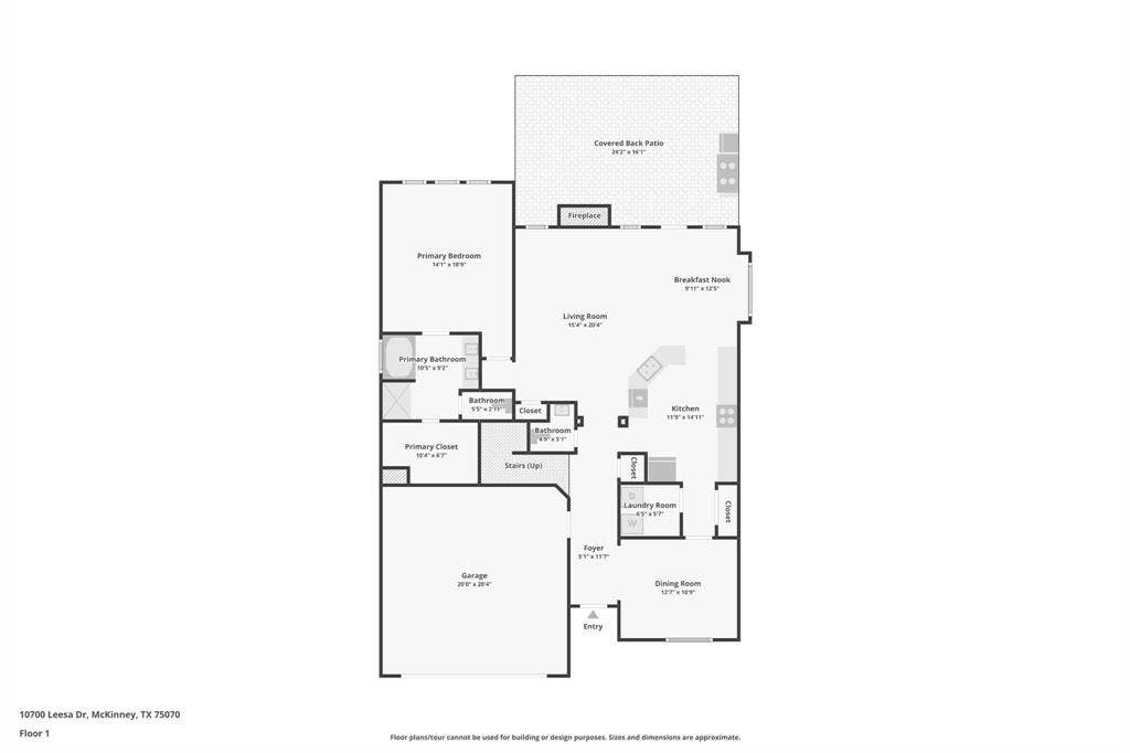 10700 Leesa Drive, McKinney, TX 75072 First Floor