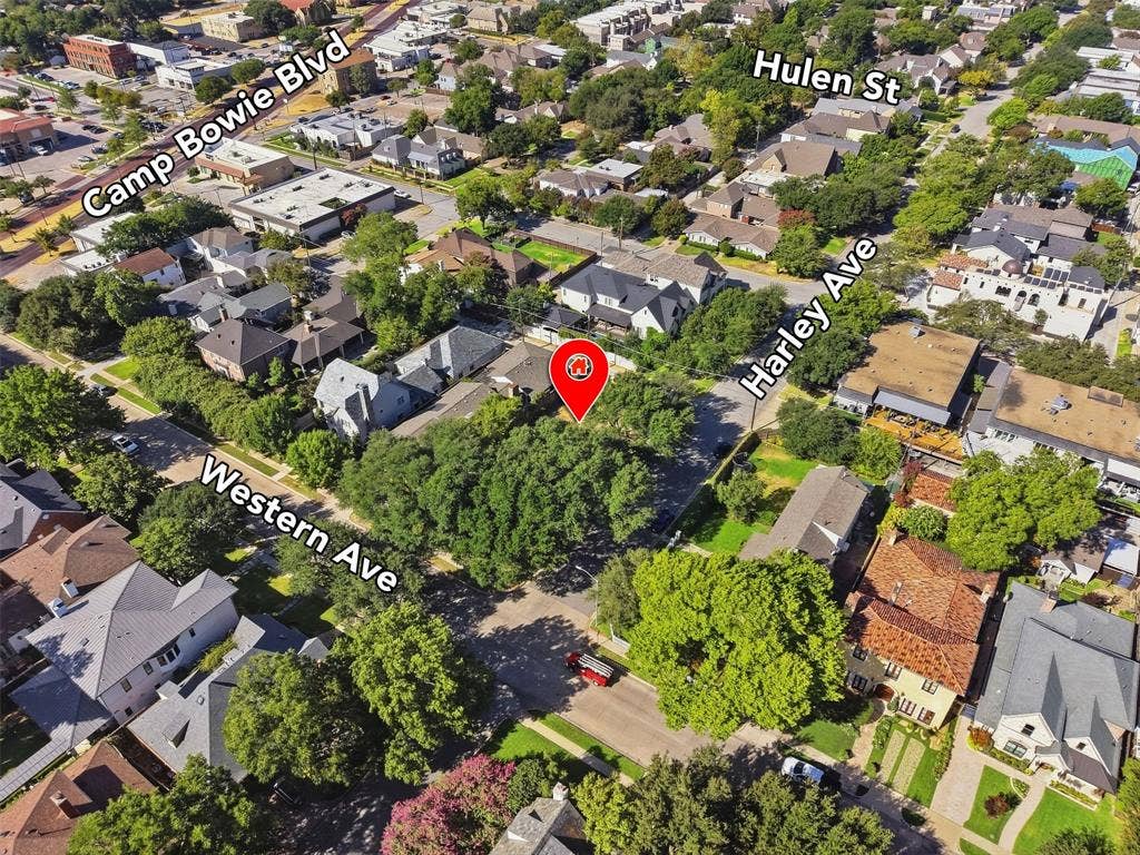 1800 Western Avenue, Fort Worth, TX 76107 Lot is one block north of Camp Bowie,walking distance to eating shopping and more