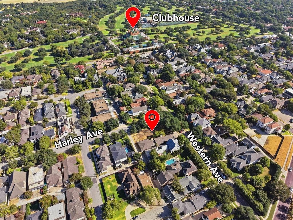 1800 Western Avenue, Fort Worth, TX 76107 One block from Rivercrest Country Club